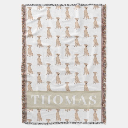 Gepersonaliseerd Duits Pinscher Deken (Voorkant Verticaal)