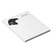 Gepersonaliseerd Eagle Sterke Note Pad Notitieblok (Schuin)