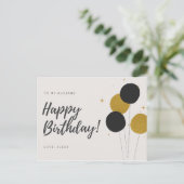 Gepersonaliseerd - Echtgendag Briefkaart (Staand voorkant)