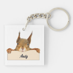Gepersonaliseerd eeltje met teken sleutelhanger