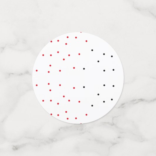 gepersonaliseerd eenvoudig jouw naam toevoegen roo confetti (Kleine voorkant)