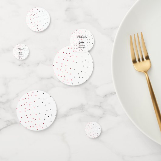 gepersonaliseerd eenvoudig jouw naam toevoegen roo confetti (Groep)