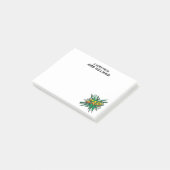 Gepersonaliseerd eenvoudig leuk stripboek ZAP Post-it® Notes (Schuin)