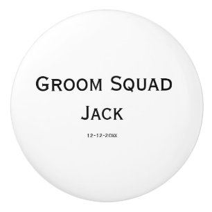 gepersonaliseerd eenvoudig monogram voeg uw naam t keramische knop