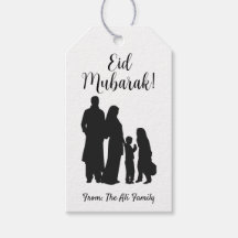 Gepersonaliseerd Eid Mubarak Cadeau Labels - Famil