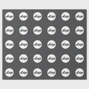 GEPERSONALISEERD EIGEN BEDRIJFSLOGO MODERN MINIMAA CADEAUPAPIER