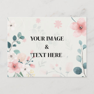 Gepersonaliseerd Eigen Foto & Tekst Briefkaart