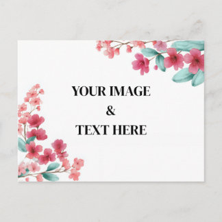 Gepersonaliseerd Eigen Foto & Tekst Briefkaart