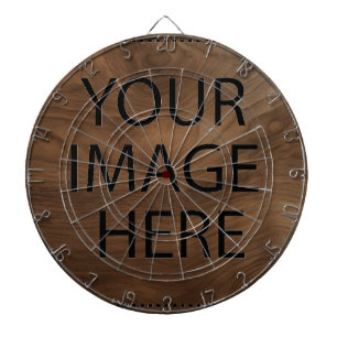 Gepersonaliseerd Eigen Foto & Tekst Dartbord