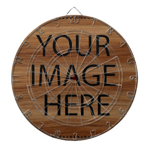 Gepersonaliseerd Eigen Foto & Tekst Dartbord