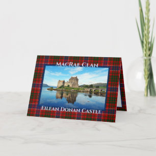 Gepersonaliseerd Eilean Donan Kasteel - Clan MacRa Kaart