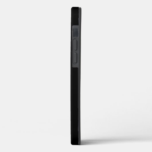 Gepersonaliseerd Elegant Black & Gold Modern Monog Case-Mate iPhone Case (Achterkant / Links)