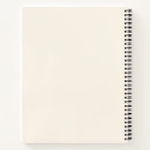 Gepersonaliseerd Elegant Bloom Notitieboek (Achterkant)