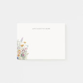 Gepersonaliseerd Elegant Floral Post-it® Notes (Voorkant)