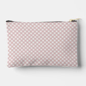 Gepersonaliseerd Elegant Gedempt Roze Plaid Patroo Etui (Achterkant)