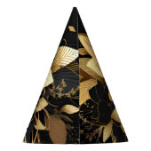 Gepersonaliseerd Elegant Goud Feesthoedjes (Achterkant)