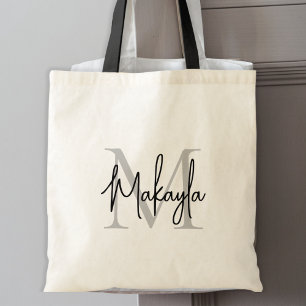 Gepersonaliseerd Elegant Monogram Tote Bag