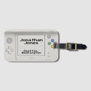 Gepersonaliseerd elektronisch handvat van de Oude Bagagelabel