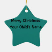 Gepersonaliseerd Elephant Ornament (Achterkant)