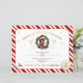 Gepersonaliseerd Elf Adoption Certificaat (Staand voorkant)