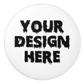 Gepersonaliseerd en gepersonaliseerd uw Afbeelding Keramische Knop (Voorkant)