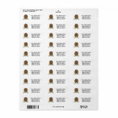 Gepersonaliseerd Engels Cocker Spaniel Etiket (Full Sheet)