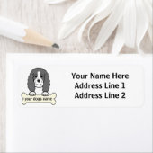 Gepersonaliseerd Engels Springer Spaniel Etiket (Insitu)