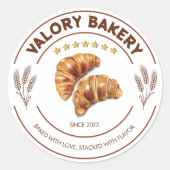 Gepersonaliseerd etiket van het bakkerijproduct (C (Voorkant)