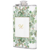 GEPERSONALISEERD EUCALYPTUS WHITE GOLD STAINLESS HEUPFLES (Links)