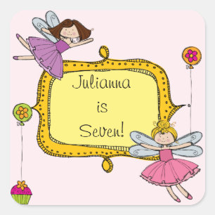 Gepersonaliseerd Fairies Stickers