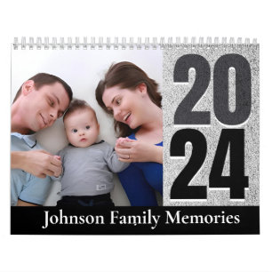 Gepersonaliseerd familiegeheugen Foto Keepsake Gif Kalender