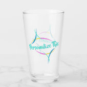 Gepersonaliseerd Fancy glas (Achterkant)