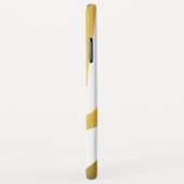 Gepersonaliseerd Faux Gold Zebra Print Stripes Pat Case-Mate iPhone Case (Achterkant/rechts)