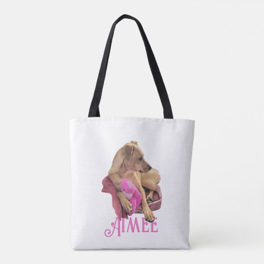 Gepersonaliseerd 'Fave Dogs' Shopping Tas (Achterkant)