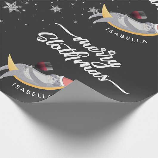 Gepersonaliseerd feestdag met feestdag en feestdag cadeaupapier (Hoek)