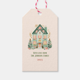 Gepersonaliseerd feestelijk cadeau Label Cadeaulabel