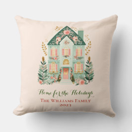 Gepersonaliseerd feestelijk huis Sierkussen