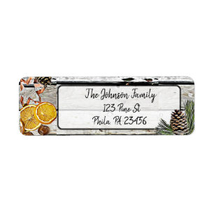 Gepersonaliseerd feestelijke Adresetiketten voor k Etiket