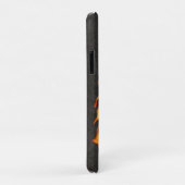 Gepersonaliseerd Fiery Basketball Case-Mate iPhone Case (Achterkant/rechts)