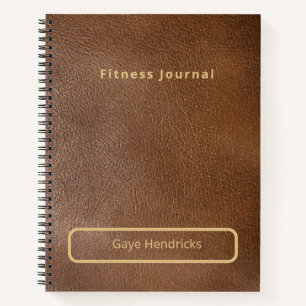 Gepersonaliseerd Fitness Journal Notitieboek