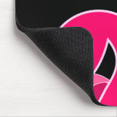 Gepersonaliseerd Flamingo Design Muismat (Hoek)