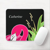 Gepersonaliseerd Flamingo Design Muismat (Met muis)
