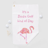 Gepersonaliseerd Flamingo Golf Towel Golfhanddoek (Insitu)