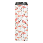 Gepersonaliseerd | Flamingo Party Thermosbeker (Achterkant)