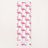 Gepersonaliseerd Flamingo patroon Yoga Mat (Voorkant)