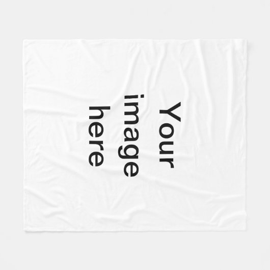 Gepersonaliseerd Fleece Deken (Voorkant (Horizontaal))