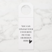 gepersonaliseerd flessenhanger (Voorkant)