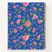 Gepersonaliseerd Floral Scripture Journal Notitieboek (Achterkant)