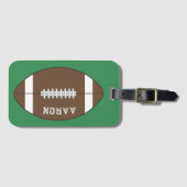 Gepersonaliseerd Football Bagagelabel Gift (Voorkant (horizontaal))