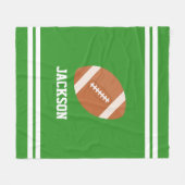 Gepersonaliseerd Football Fleece Deken (Voorkant (Horizontaal))